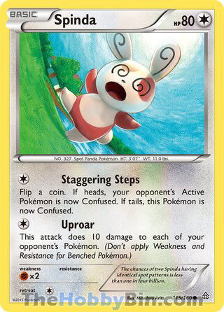 Spinda #115/160 Common - Primal Clash Pokemon card