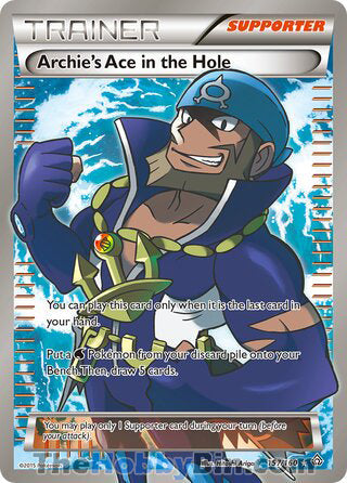 0157 Archie's Ace in the Hole Ultra Rare Primal Clash