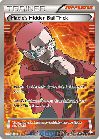 Maxie's Hidden Ball Trick Primal Clash Ultra Rare #158/160