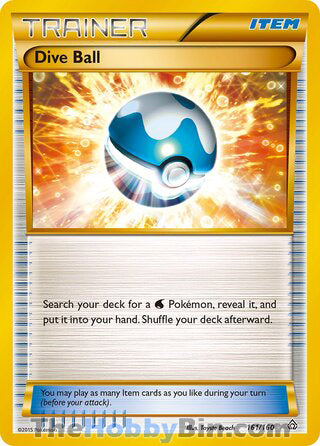 0161 Dive Ball Secret Rare Primal Clash