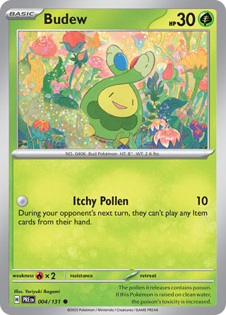 Budew Prismatic Evolutions Common #004/131