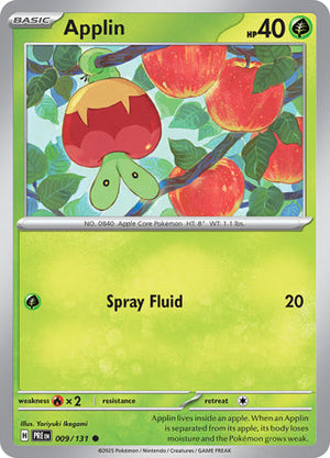 0009 Applin Common Prismatic Evolutions