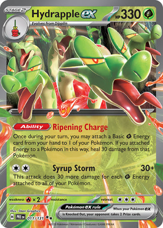 Hydrapple ex #11/131 Double Rare - Prismatic Evolutions Pokemon card