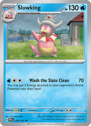 0019 Slowking Uncommon Prismatic Evolutions