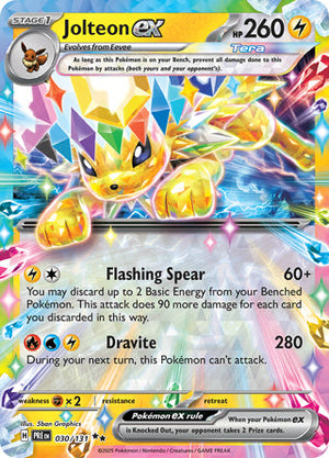 0030 Jolteon ex Rare Prismatic Evolutions