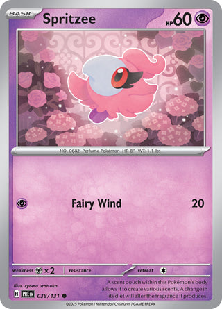 Spritzee Prismatic Evolutions Common #038/131