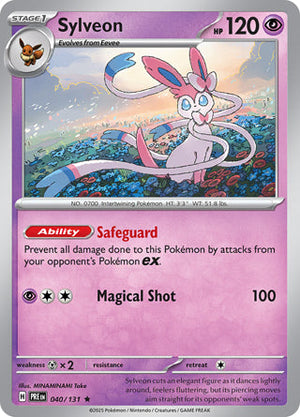 0040 Sylveon Rare Prismatic Evolutions