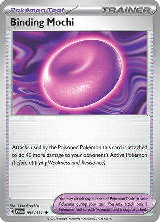 Binding Mochi #95/131 Uncommon - Prismatic Evolutions Pokemon card