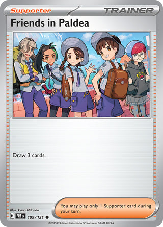 Friends in Paldea #109/131 Common - Prismatic Evolutions Pokemon card