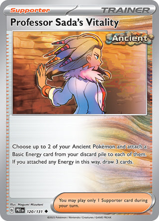 Professor Sada's Vitality #120/131 Uncommon - Prismatic Evolutions Pokemon card