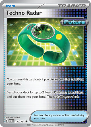 Techno Radar Prismatic Evolutions Uncommon #130/131