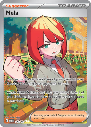 Mela #140/131 Ultra Rare - Prismatic Evolutions Pokemon card