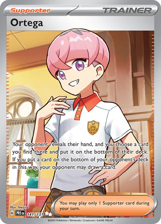 0141 Ortega Ultra Rare Prismatic Evolutions