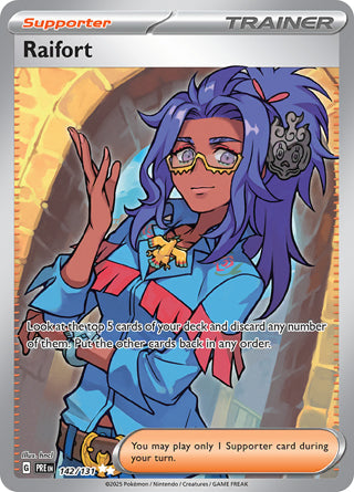 Raifort #142/131 Ultra Rare - Prismatic Evolutions Pokemon card