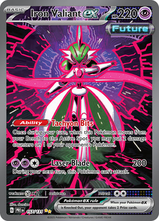 Iron Valiant ex #157/131 Special Illustration Rare - Prismatic Evolutions Pokemon card