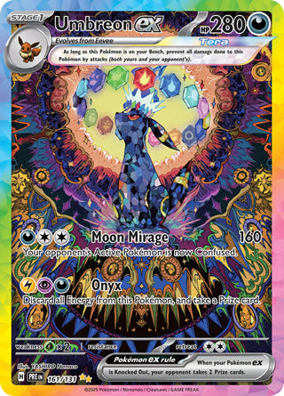 Umbreon ex Prismatic Evolutions Special Illustration Rare #161/131