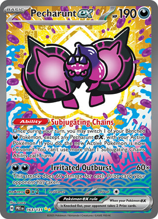 Pecharunt ex #163/131 Special Illustration Rare - Prismatic Evolutions Pokemon card