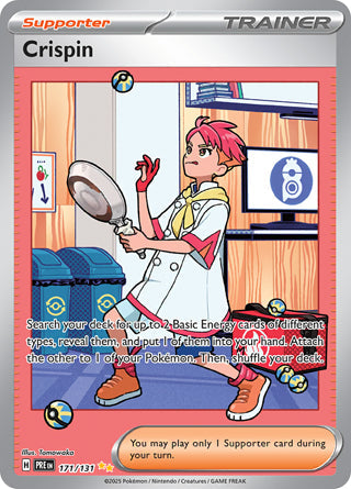 Crispin #171/131 Special Illustration Rare - Prismatic Evolutions Pokemon card