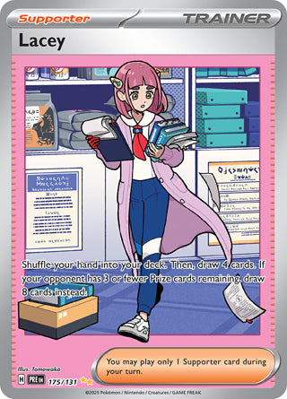 Lacey #175/131 Special Illustration Rare - Prismatic Evolutions Pokemon card