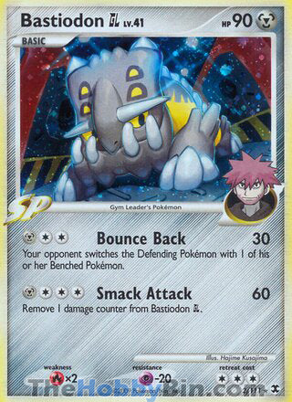 0002 Bastiodon GL Holo Rare Rising Rivals