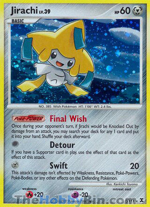0007 Jirachi Holo Rare Rising Rivals