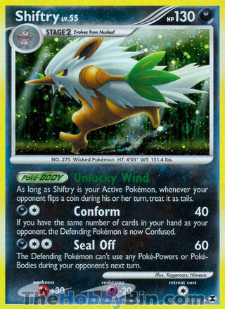 0013 Shiftry Holo Rare Rising Rivals