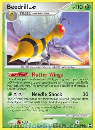 Beedrill #15/111 Rare - Rising Rivals Pokemon card