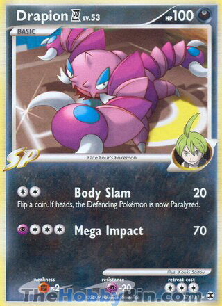 Drapion E4 #17/111 Rare - Rising Rivals Pokemon card