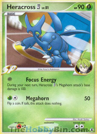 Heracross E4 #24/111 Rare - Rising Rivals Pokemon card