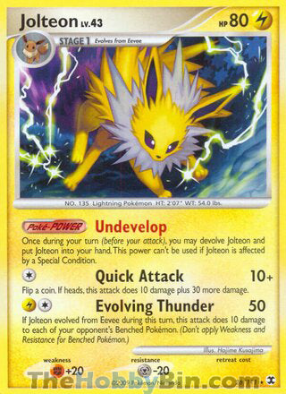 Jolteon #26/111 Rare - Rising Rivals Pokemon card