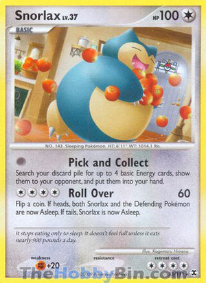 0033 Snorlax Rare Rising Rivals