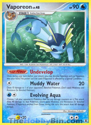 0034 Vaporeon Rare Rising Rivals