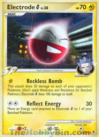 Electrode G #39/111 Uncommon - Rising Rivals Pokemon card
