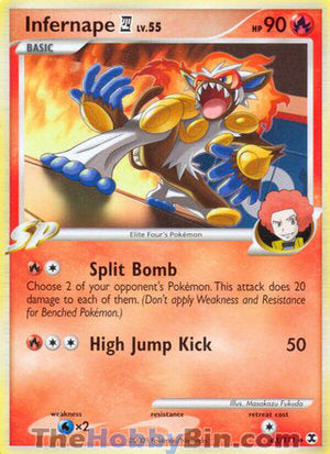 0043 Infernape E4 Uncommon Rising Rivals