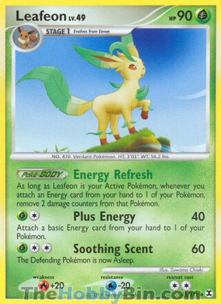 Leafeon #45/111 Uncommon - Rising Rivals Pokemon card