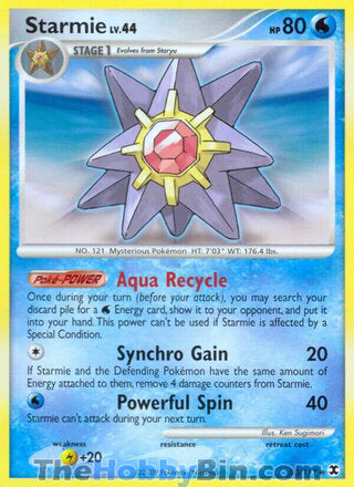 Starmie #50/111 Uncommon - Rising Rivals Pokemon card