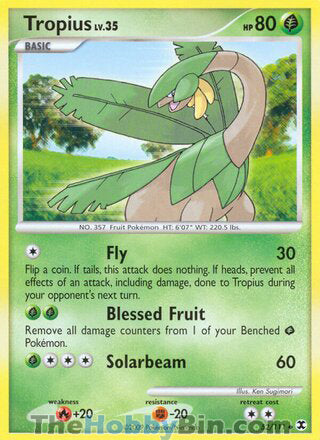 Tropius #52/111 Uncommon - Rising Rivals Pokemon card
