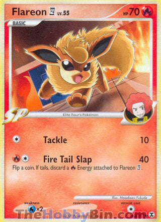 Flareon E4 #60/111 Common - Rising Rivals Pokemon card