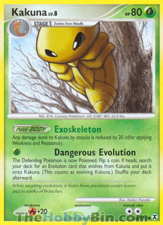 Kakuna #66/111 Common - Rising Rivals Pokemon card