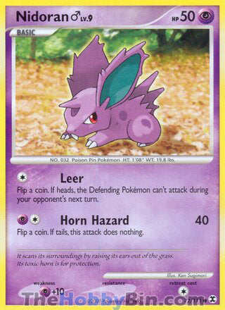 Nidoran M #72/111 Common - Rising Rivals Pokemon card