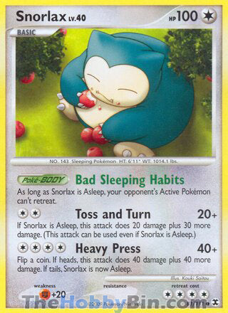 Snorlax #81/111 Common - Rising Rivals Pokemon card