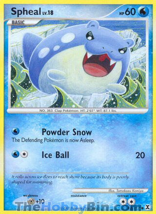 Spheal #82/111 Common - Rising Rivals Pokemon card