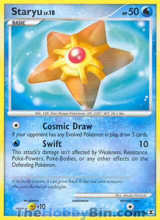 Staryu #83/111 Common - Rising Rivals Pokemon card