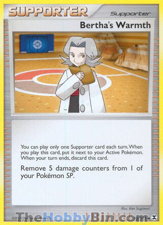 Bertha's Warmth #90/111 Uncommon - Rising Rivals Pokemon card