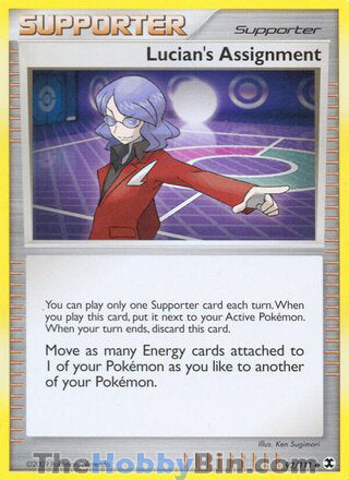 Lucian's Assignment #92/111 Uncommon - Rising Rivals Pokemon card