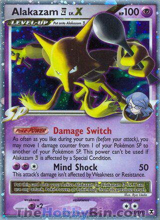 Alakazam E4 Lv.X #103/111 Ultra Rare - Rising Rivals Pokemon card