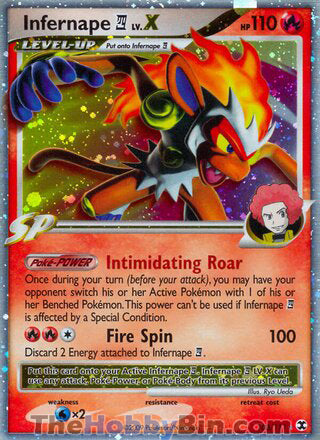 Infernape E4 Lv.X Rising Rivals Ultra Rare #108/111