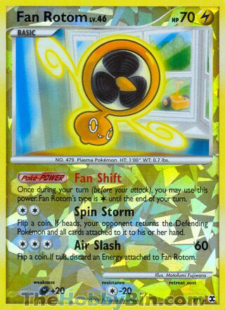 Fan Rotom #RT1 Ultra Rare - Rising Rivals Pokemon card