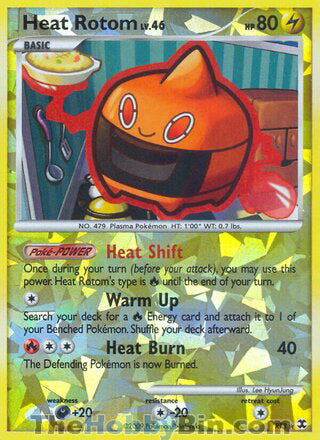 Heat Rotom #RT3 Ultra Rare - Rising Rivals Pokemon card