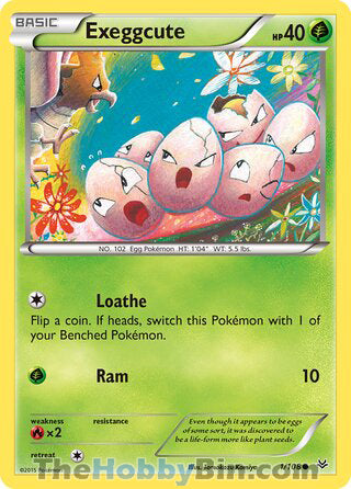 Exeggcute Roaring Skies Common #1/108